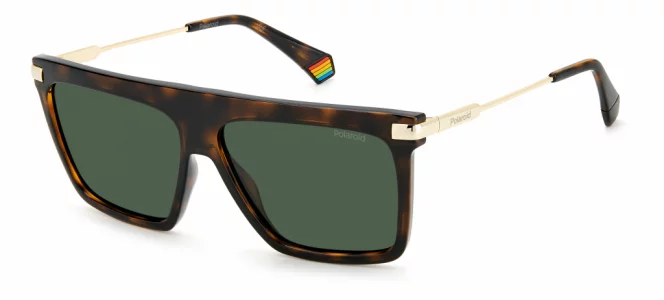Солнцезащитные очки мужские PLD-20514108658UC зеленые Polaroid