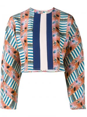 Укороченная блузка с узором Tata Naka
