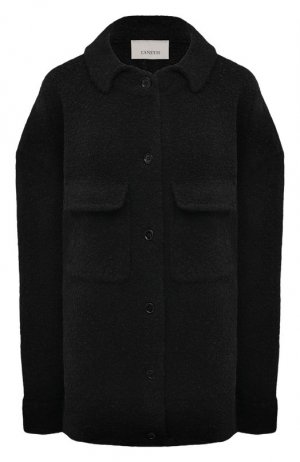 Шерстяная куртка Laneus. Цвет: чёрный