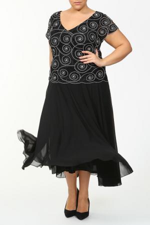 Платье Lia Mara. Цвет: черный