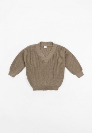 Пуловер Amarobaby. Цвет: коричневый