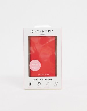 Портативное зарядное устройство scarlett-Красный Skinnydip