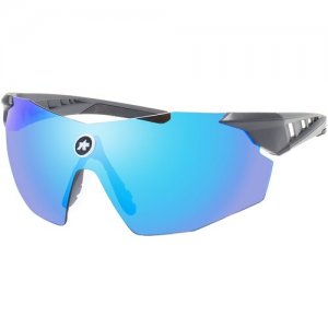 Солнцезащитные очки , черный, синий ASSOS. Цвет: синий