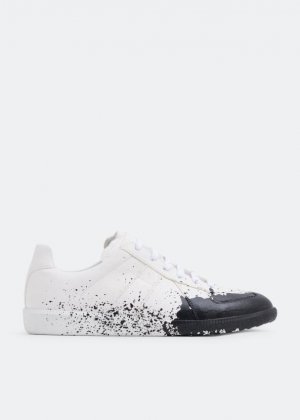 Кроссовки Replica paint splatter sneakers, белый Maison Margiela