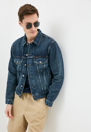 Куртка джинсовая Polo Ralph Lauren. Цвет: синий