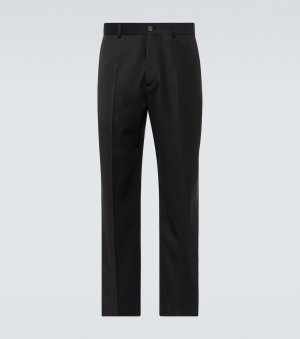Расклешенные шерстяные брюки , черный Balenciaga