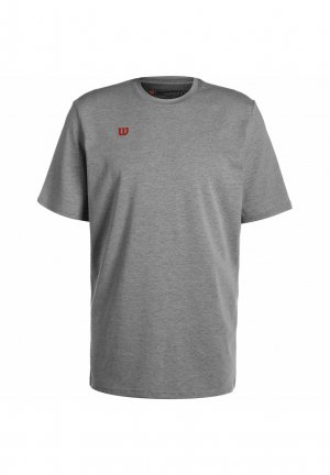 Базовая футболка Fundamentals , цвет grey red Wilson