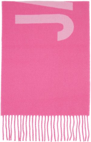 Розовый шарф Le Papier 'L'Echarpe ' Jacquemus