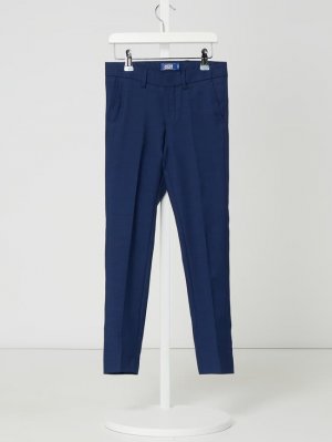 Костюмные брюки классического кроя с добавлением шерсти, модель «Солярис» , синий Jack & Jones