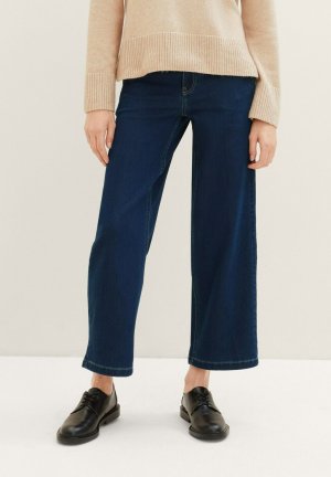 Расклешенные джинсы CROPPED CULOTTE TOM TAILOR, цвет dark stone bright blue denim Tailor