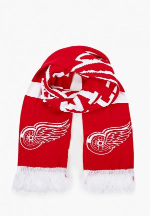 Шарф Atributika & Club™ NHL Detroit Red Wings. Цвет: красный