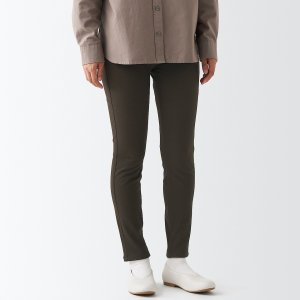 Эластичные брюки-леггинсы MUJI, темно коричневый Muji