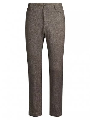 Твидовые брюки Thomas из смесовой шерсти , цвет highland tweed Rails