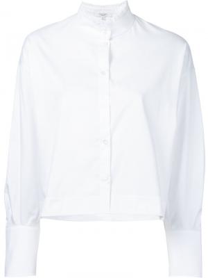 Stand collar shirt Atlantique Ascoli. Цвет: белый