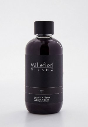 Наполнитель для аромадиффузора Millefiori Milano NATURAL. Черный/Nero, 250 мл. Цвет: черный