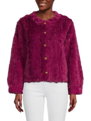 Куртка из искусственного меха , цвет Berry Endless Rose