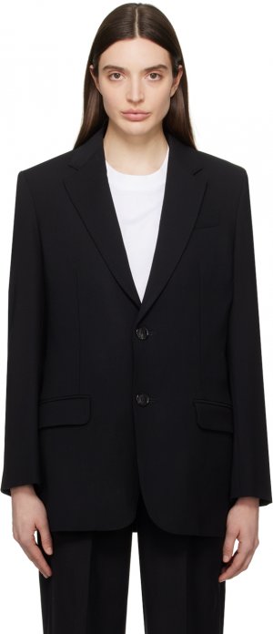 Черный пиджак на пуговицах Ami Paris