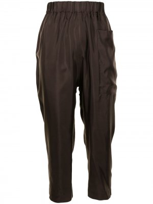 Sofie Dhoore укороченные брюки с завышенной талией D'hoore. Цвет: коричневый
