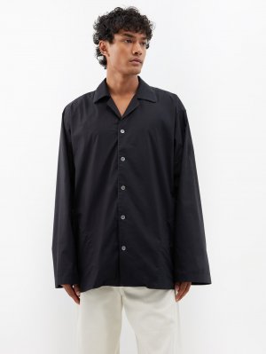 Рубашка samir с длинными рукавами из хлопкового поплина , черный Acne Studios