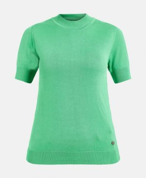 Пуловер с короткими рукавами , зеленый Tamaris