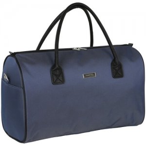 Дорожная сумка , на плечо,ручная кладь, полиэстер, удобная 44 х 27 19 POLAR. Цвет: черный