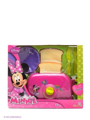 Тостер Minnie Mouse, 19 см, 12/12 Simba. Цвет: фиолетовый, розовый