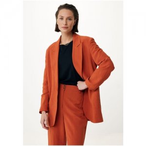 Пиджак, размер 34, оранжевый, коричневый MEXX. Цвет: оранжевый/коричневый