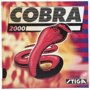 Накладка для настольного тенниса Cobra 2000 2,0 мм Stiga. Цвет: черный