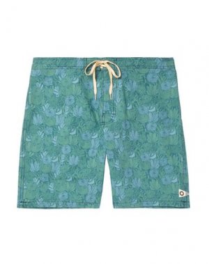 Пляжные брюки и шорты MOLLUSK. Цвет: синий