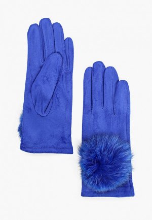 Перчатки Pur. Цвет: синий