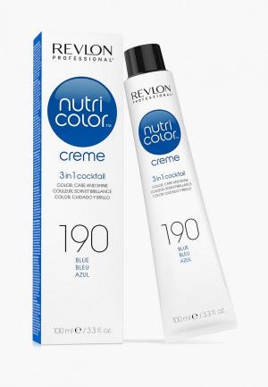 Маска для волос Revlon Professional NUTRI COLOR тонирования волос, 190 синий, 100 мл. Цвет: синий