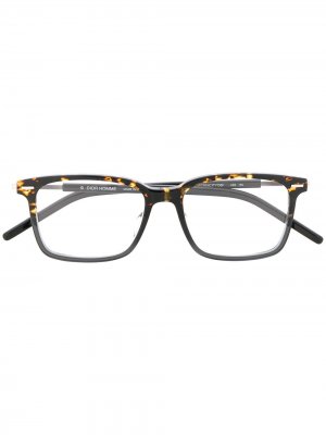 TechnicityO6 rectangular-frame glasses Dior Eyewear. Цвет: черный