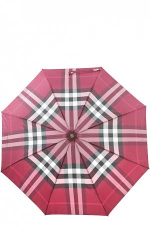 Зонт Burberry. Цвет: бордовый