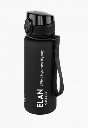 Бутылка спортивная Elan Gallery 500 мл Style Matte. Цвет: черный