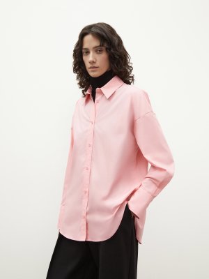 Рубашка 12 STOREEZ. Цвет: розовый