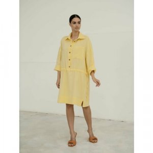 Платье, размер S(42-44), желтый Модный Дом Виктории Тишиной. Цвет: желтый/желтый