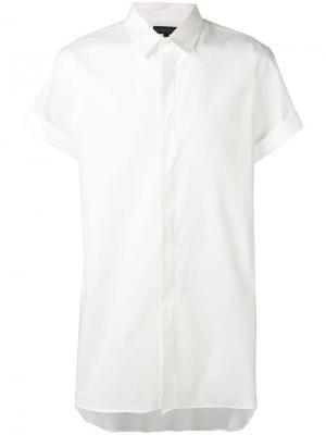 Рубашка с короткими рукавами Ann Demeulemeester. Цвет: белый