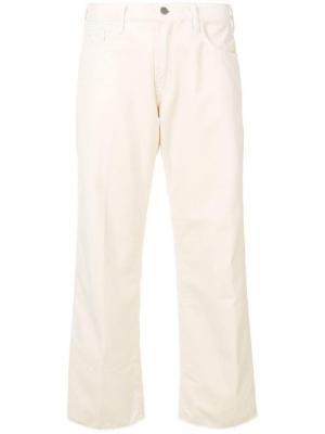 Укороченные брюки Massimo Alba. Цвет: бежевый