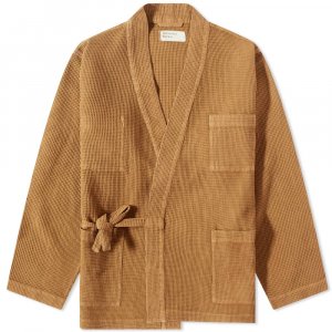 Японская вафельная рабочая куртка Kyoto, бронза Universal Works