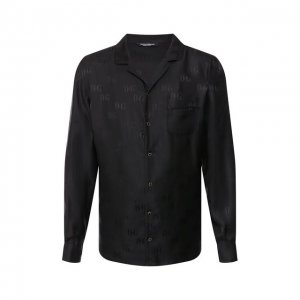 Шелковая рубашка Dolce & Gabbana. Цвет: чёрный