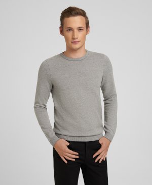 Пуловер трикотажный KWL-0831-1 GREY HENDERSON. Цвет: серый