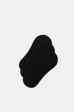 В упаковке 3 пары носков для неявки. , черный Pull&Bear