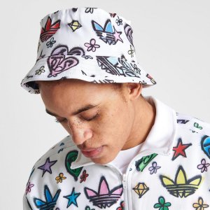 Шапка-ведро adidas Originals Jeremy Scott, белый