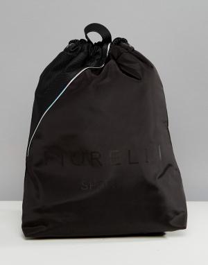 Черный спортивный рюкзак на шнурке Fiorelli. Цвет: черный