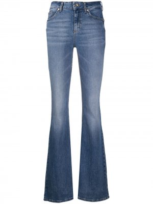 Расклешенные джинсы средней посадки LIU JO. Цвет: синий