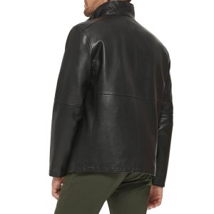 Мужская куртка из искусственной кожи со стеганым нагрудником Dockers, темно-коричневый DOCKERS