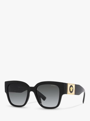 VE4437U Женские солнцезащитные очки с поляризованной подушкой, черный/серый градиентом Versace