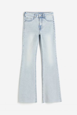 Расклешенные высокие джинсы H&M
