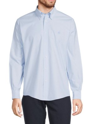 Оксфордская рубашка Regent Fit, синий Brooks Brothers