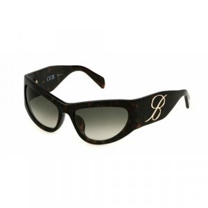 Солнцезащитные очки , мультиколор, коричневый Blumarine. Цвет: микс/коричневый
